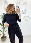 SİYAH PANTOLONU ŞALVAR SANDY TAKIM