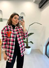 SİYAH-PEMBE 29891 EKOSE BOMBER CEKET