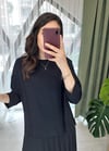 SİYAH PİLİSELİ ETEKLİ TAKIM 