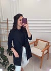 SİYAH ŞAL YAKA CEKET 