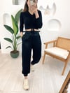 SİYAH SATEN PANTOLON