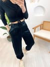 SİYAH SATEN PANTOLON