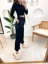 SİYAH SATEN PANTOLON