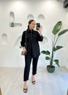 SİYAH TENSEL CASUAL TAKIM 