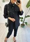 SİYAH TENSEL CASUAL TAKIM 