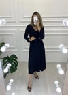 SİYAH TOKALI ELBİSE 