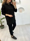 SİYAH TRİKO GARNİ EŞOFMAN TAKIM