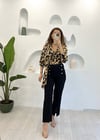SİYAH YIRTMAÇLI PANTOLON