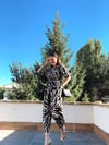 SİYAH ZEBRA DESEN CEKET 