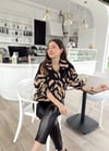 SİYAH ZEBRA DESEN SWEAT 
