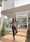 SİYAH ZEBRA DESEN SWEAT 