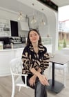 SİYAH ZEBRA DESEN SWEAT 