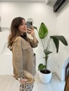 SÜTLÜ KAHVE 0216 KADİFE YAKA GABARDİN CEKET 