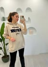 SÜTLÜ KAHVE KAPŞONLU SWEAT