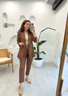TABA 1164 DÜĞMELİ DERİ CEKET