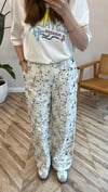TAŞ 1710 NAKIŞLI KETEN PANTOLON