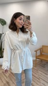 TAŞ 2941 DANTEL DETAY  GÖMLEK