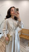 TAŞ 6702 DÜĞME DETAY ELBİSE