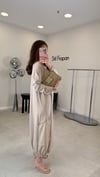 TAŞ 6727 ETEK UCU LASTİKLİ ELBİSE 