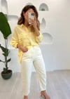 TAŞ BELİ LASTİK GABARDİN PANTOLON 