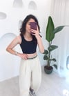 TAŞ BELİ LASTİKLİ PANTOLON