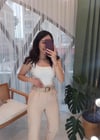 TAŞ BELİ PİLİLİ PANTOLON