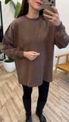 TOPRAK 3053 TAŞ DETAY SWEATSHİRT
