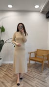 TOPRAK 5357 BALIKÇI YAKA ELBİSE 