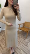 TOPRAK 5357 BALIKÇI YAKA ELBİSE 
