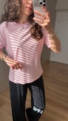 TOZ PEMBE 3683 BASİC TSHIRT 