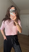 TOZ PEMBE 3683 BASİC TSHIRT 