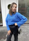 TURKUAZ AJURLU PONPONLU KAZAK