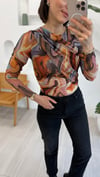 TURUNCU 1173 CROP BLUZ 