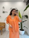TURUNCU 31858 ELBİSE TAKIM