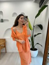 TURUNCU 31858 ELBİSE TAKIM