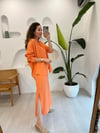 TURUNCU 31858 ELBİSE TAKIM