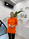 TURUNCU 32108 TUNİK SWEATSHİRT