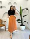 TURUNCU 4610 KEMERLİ ETEK 