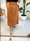 TURUNCU 4610 KEMERLİ ETEK 