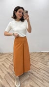 TURUNCU 4621 PİLELİ ETEK 