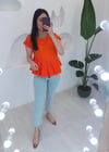 TURUNCU 7126 BLUZ 
