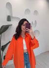 TURUNCU ARKASI FİSTO GÖMLEK