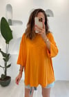 TURUNCU BOYALI SALAŞ TSHIRT