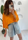 TURUNCU BOYALI SALAŞ TSHIRT