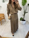 VİZON 5939 ETEKLİ TENCEL TAKIM 