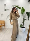 VİZON 5939 ETEKLİ TENCEL TAKIM 