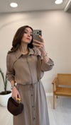 VİZON 6921 MODAL BOLEROLU ELBİSE 