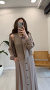 VİZON 6921 MODAL BOLEROLU ELBİSE 