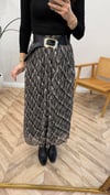 VİZON 7735 PİLİSELİ EKOSE DESEN ETEK