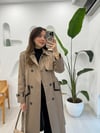 VZİON 5801 ÇİFT DÜĞME TRENÇKOT